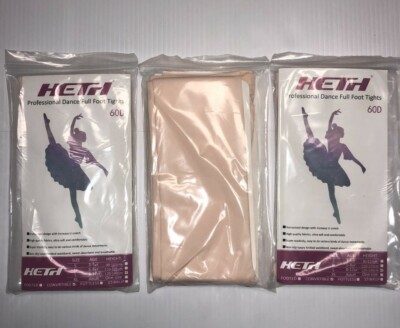 Professional 80 Denier Kids Girl's Pink Ballet Dance Tights FULL FOOT Professional 80 Denier Kids Girl's Pink Ballet Dance Tights FULL FOOT