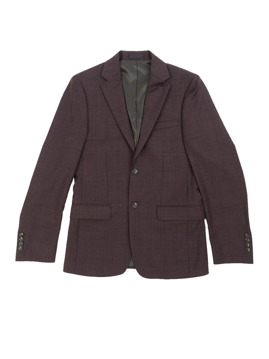 Мужские полосатые костюмы и блейзеры Calvin Klein полиэстер