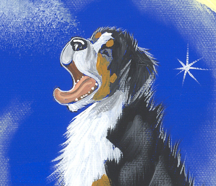 Bernese Mountain Dog Done Deal Bernese Mountain Dog Print X