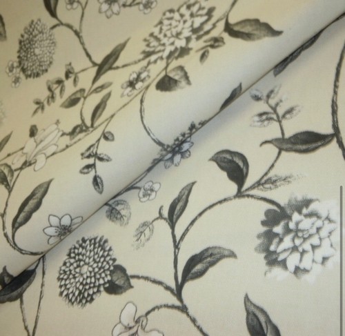 Nassau Vine Toile Onyx Architectural Digest Inspo - Picture 4 of 6