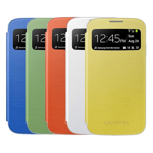 Original Samsung Official Galaxy S4 i9500 S-View Flip Cover Case