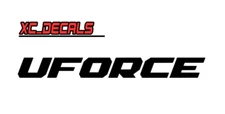 CFMoto UForce (x2) PAIR Vinyl Sticker CF Moto SXS UTV 600 1000 XL