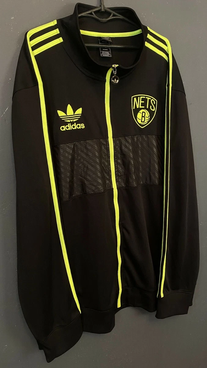 MEN S ADIDAS NBA BROOKLYN NETS 2013 2014 BASKETBALL TRACK JACKET