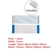 30Pin 1mm FFC FPC Flexible Flat Cable AWM VW-1 20624 80C 60V Connector Wire