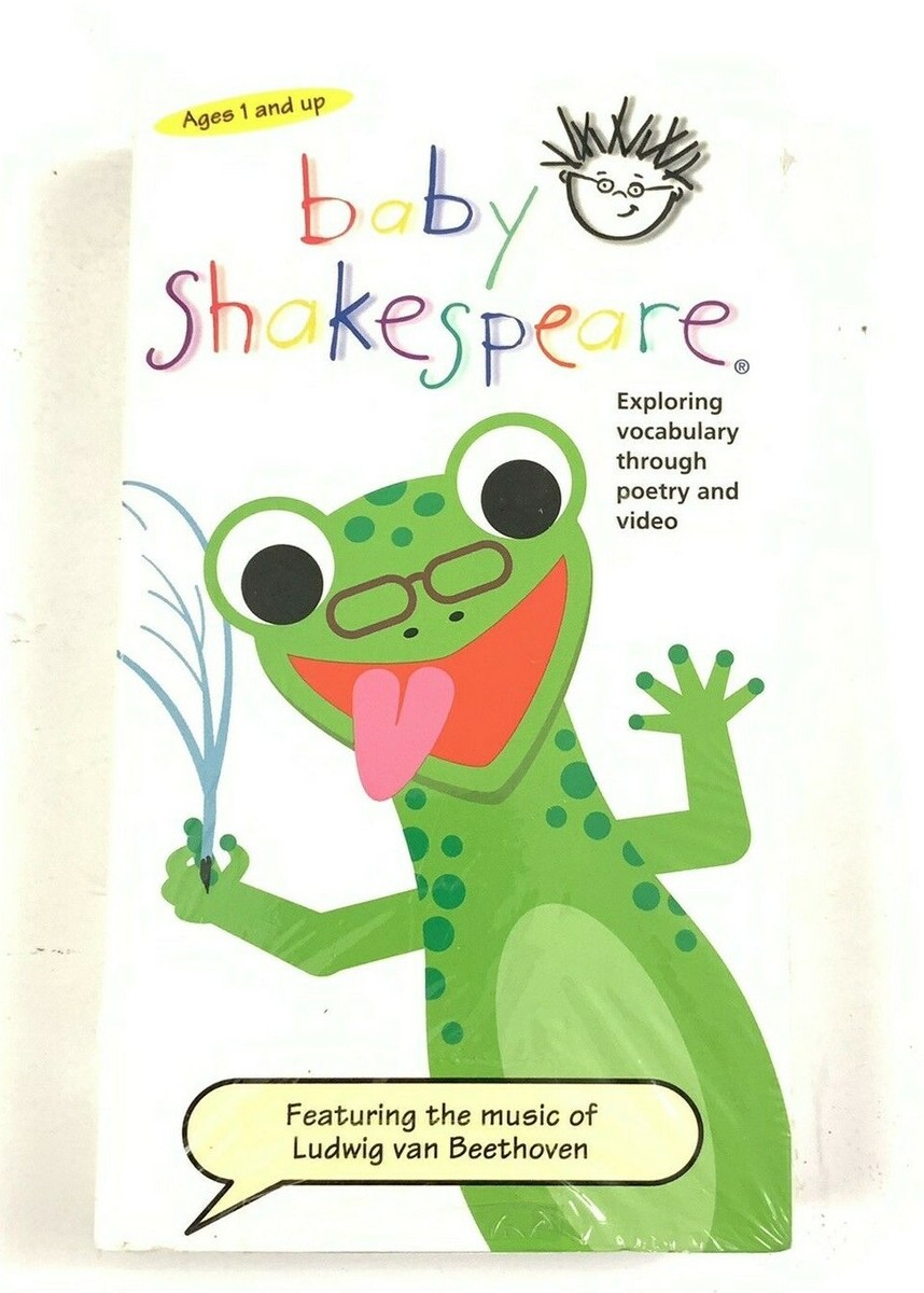 Baby Shakespeare VHS (2002) World Poetry Infant Learning 