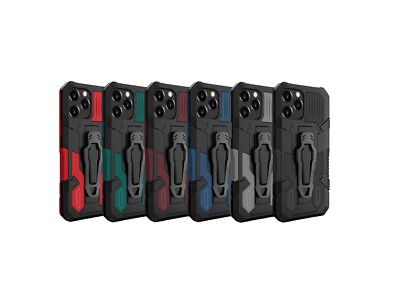 For iPhone 16 Pro Max 14 12 11 XR Magnetic Shockproof Phone Case With Kickstand