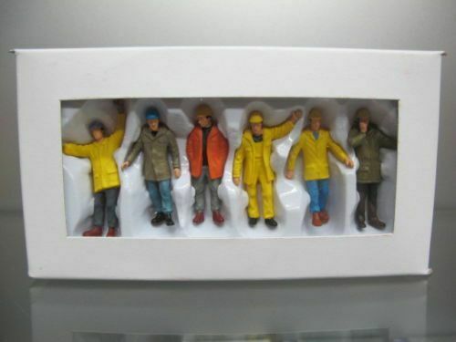 1/50 Scale Fit CAT Car Vehicles Doll 6Pcs/Set Figures Engineers Site Scene Model - Picture 2 of 6
