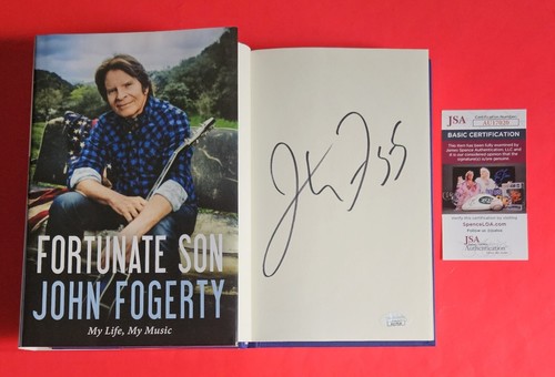 JOHN FOGERTY SIGNED BOOK "FORTUNE SON" CERTIFIED WITH JSA COA & PHOTOS psa bas - Foto 2 di 6