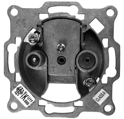 WENTRONIC End Dose BK cable conexión puntada enchufe antenas digital HD TV empotrado