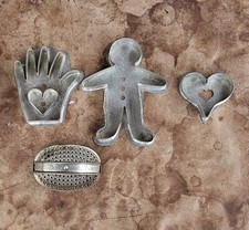 K Dunwoody Cookie Cutters Set Antique Vintage Gingerbread 