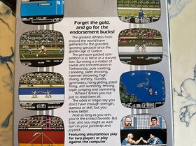 NINTENDO NES TRACK AND FIELD II 2 WITH BOX AND MANUAL! TESTED/WORKS!