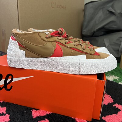 BRAND NEW Nike Men's Blazer LOW / SACAI British Tan