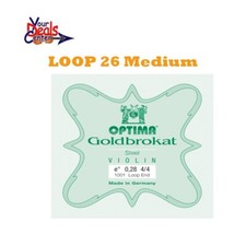 Lenzner Goldbrokat Violin E String 4/4 Loop End Medium 26