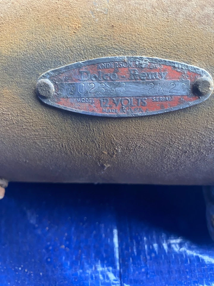 1962 1963 Delco Remy AMC Rambler Engine Generator CORE Dated 2K22 12V 62 63 Foto 2 de 4