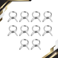 20 Set Double Wire Spring Hose Clamp 304 Stainless Steel 8mm Spring Clips