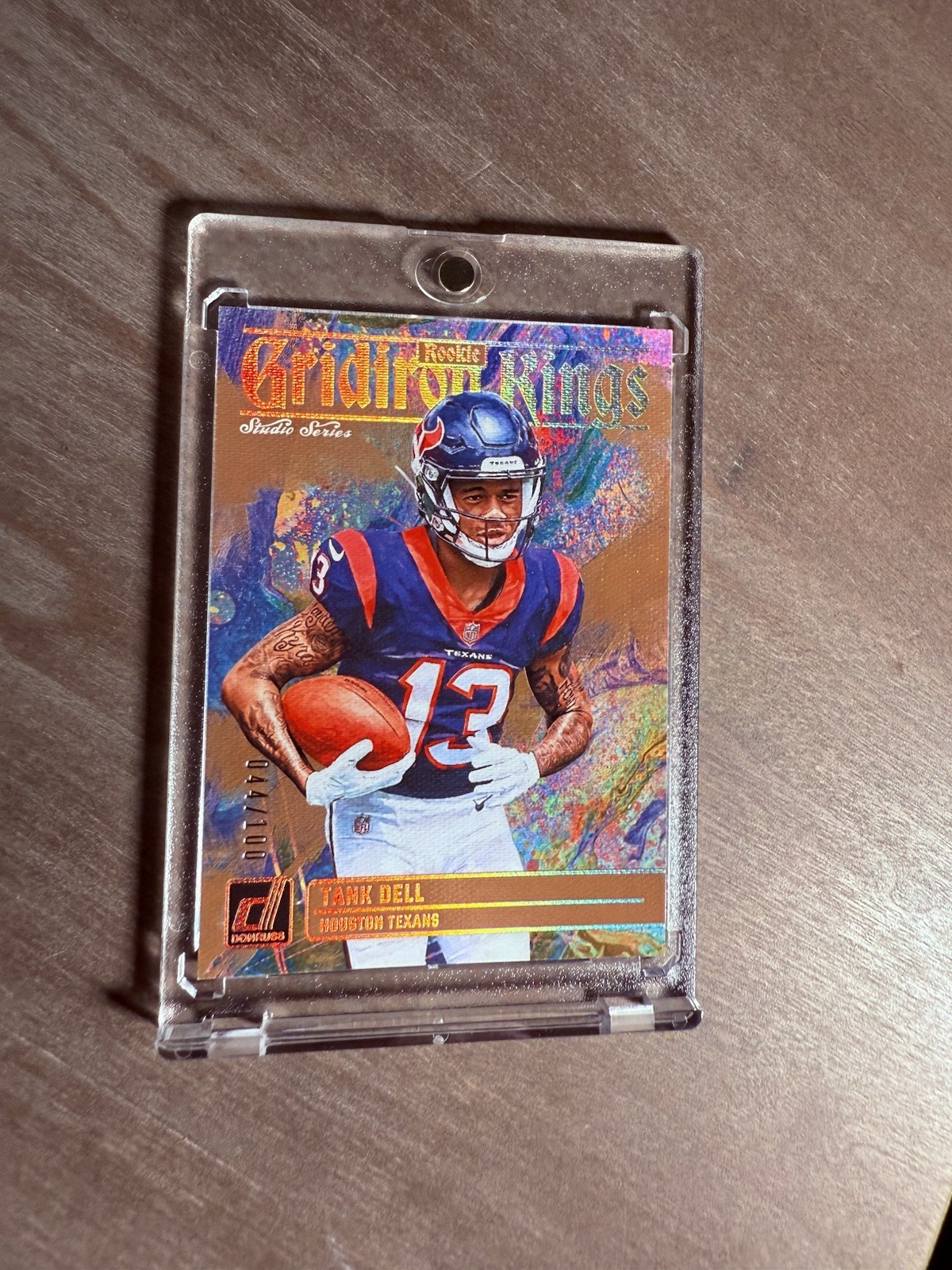 2023 Donruss Tank Dell Gridiron Kings Studio Bronze /100 #RGK-19 Rookie SSP