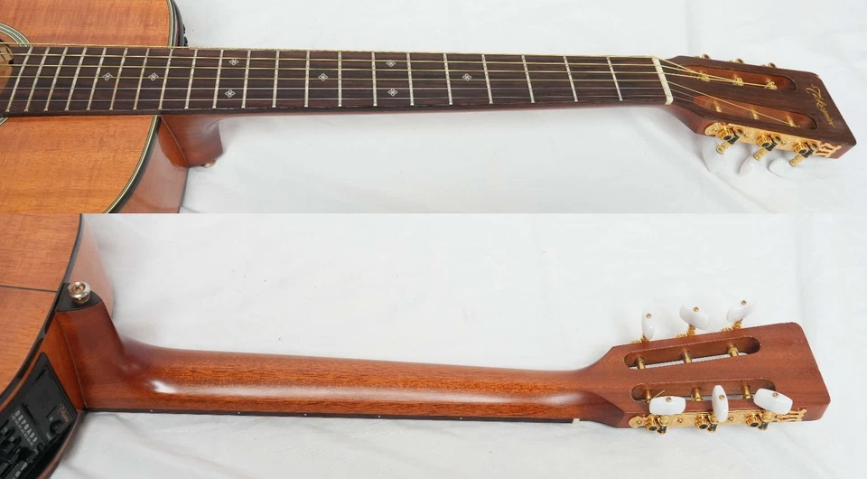 Takamine Ptu408K N Koa Hawiiano Modelo Raro Todo el Material del Núcleo Doméstico No.MG456 Foto 3 de 4