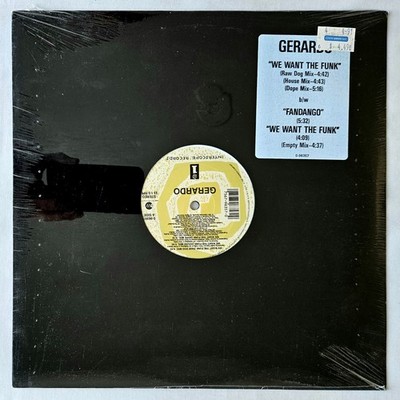 HOUSE - GERARDO - WE WANT THE FUNK / FANDANGO - INTERSCOPE SEALED OG PRESS