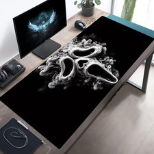 40 90cmGhostface Logo Gaming Mouse Pad  Desk Mat - Large Non-Slip Horror Movie