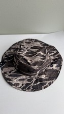 NWT Mission Booney Hat Safari Hiking Cooling Hat One Size Grey Camouflage