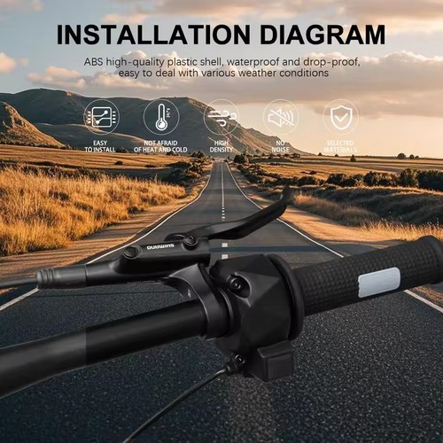 E-Bike 24V/36V/48V/60V/72V E100X Empuñadura de mango de acelerador de giro completo Enchufe SM - Imagen 8 de 14