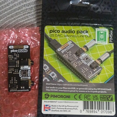 Pimoroni Pico Audio Pack I2S DAC Kopfhörer/Line Out für Pico/Pico W PIM544