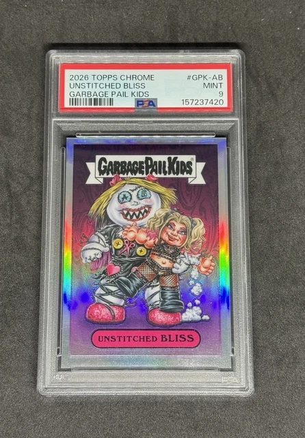 2026 Topps Chrome Alexa Bliss Garbage Pail Kids “Unstitched Bliss” #GPK-AB PSA 9