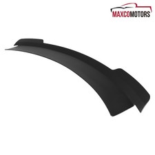 Spoiler Wing Fits 2015-2022 Ford Mustang Md Style High Kick Rear Trunk Lid Black