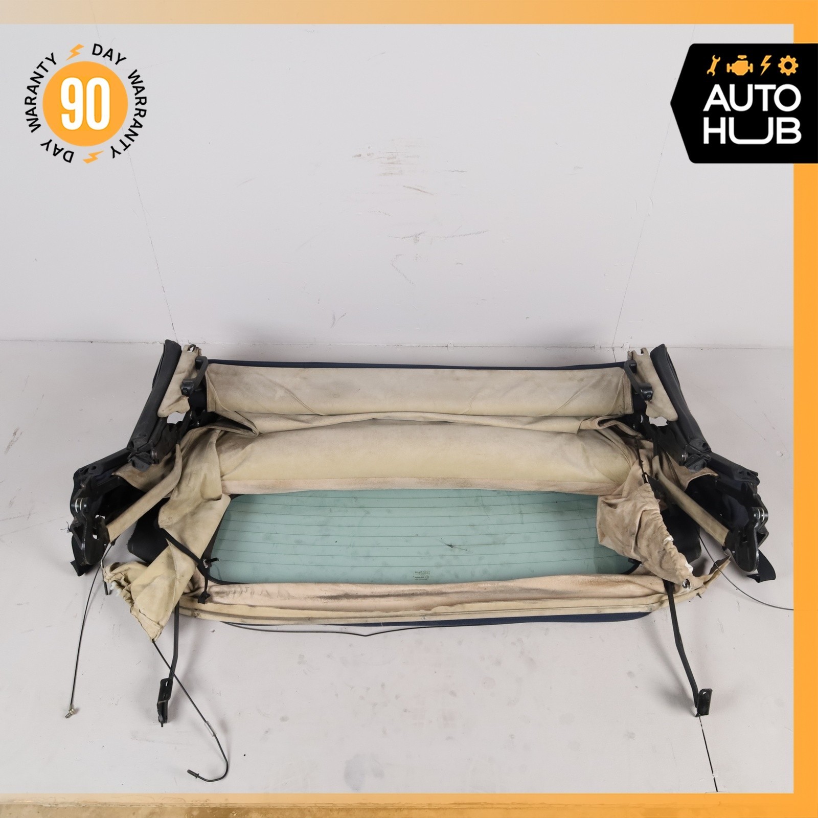 00-04 Aston Martin DB7 Volante Convertible Soft Top Roof Blue OEM 38k