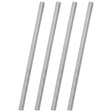 4Pack M6x130mm 316 Stainless Steel Fully All Threaded Rod Studs, 1mm Pitch