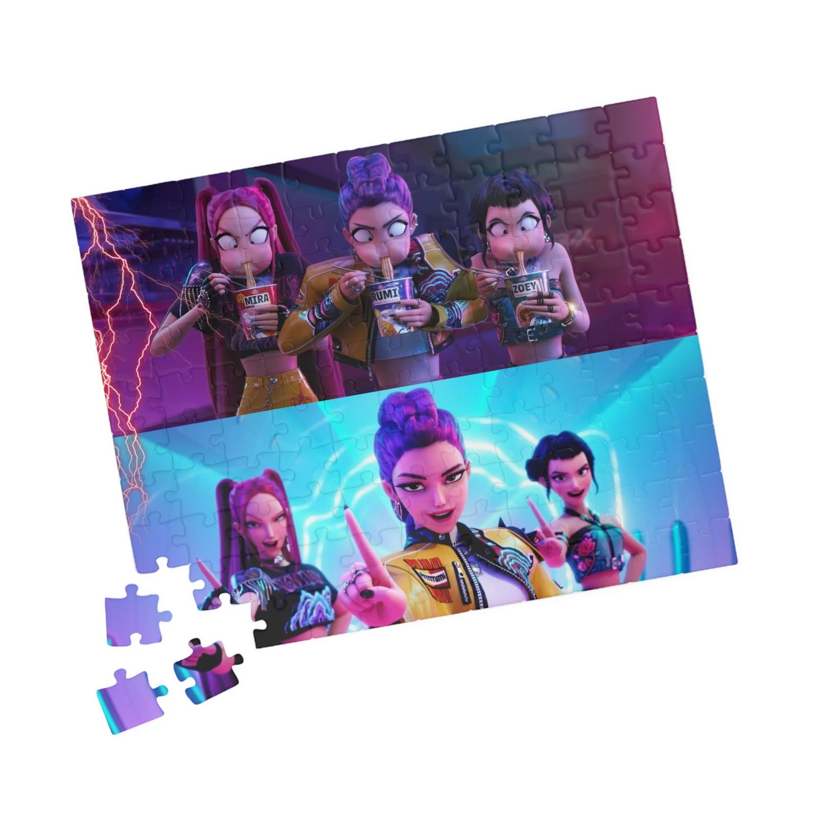 Kpop Demon Hunters Jigsaw Puzzle for Kids