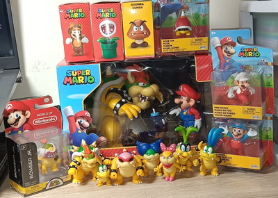 #ad 2.5quot; KOOPA KIDS 17 PK Roy Iggy Lemmy Bowser Jr Wendy Super Mario Nintendo Jakks $500.00