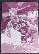 2015-16 COURT KINGS EXPRESSIONISTS #6 PLATE 1/1 DERRICK ROSE