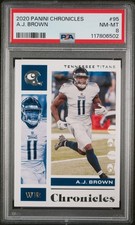 2020 PANINI CHRONICLES #95 A.J. BROWN PSA 8