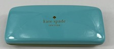 Kate Spade New York Sunglass Eye Glasses Hard Case Green and Blue