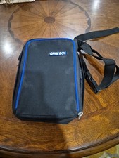 VTG Official Nintendo Original Game Boy GameBoy Blue Black Carrying Case