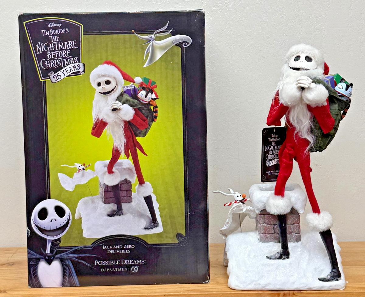 Dept. 56 Nightmare Before Christmas Jack Skellington and Zero