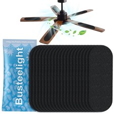 20 Pcs Ceiling Fan Filters for Blades   Fan Air Purifier Pads with Coconut Ca...