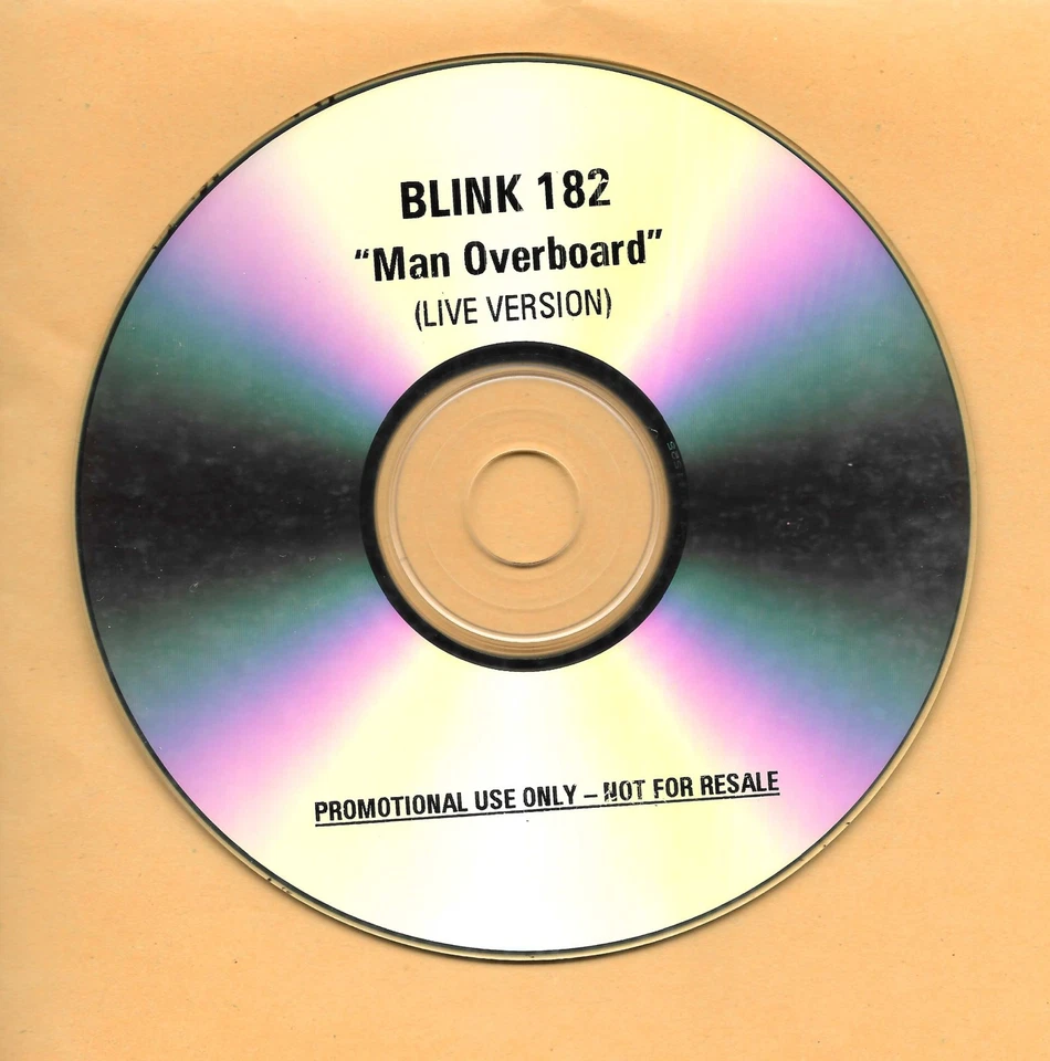 Blink-182 – Man Overboard (live version) Very Rare CD ‎ - Image 3 of 4