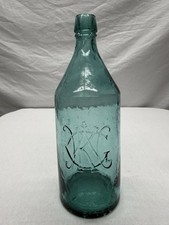 Antique 1870's Whittled Mineral Water Bottle, "Gettysburg Katalysine Spring"