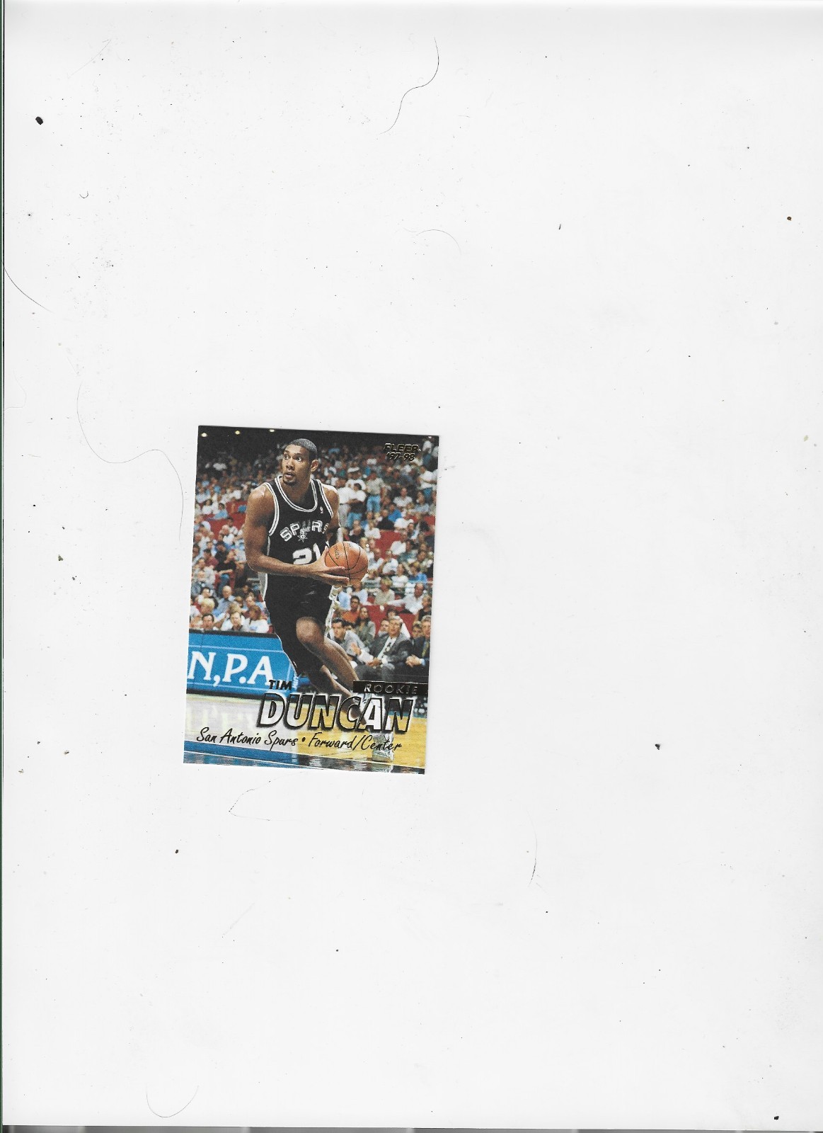 1997-98 Fleer - Tim Duncan #201 (RC)