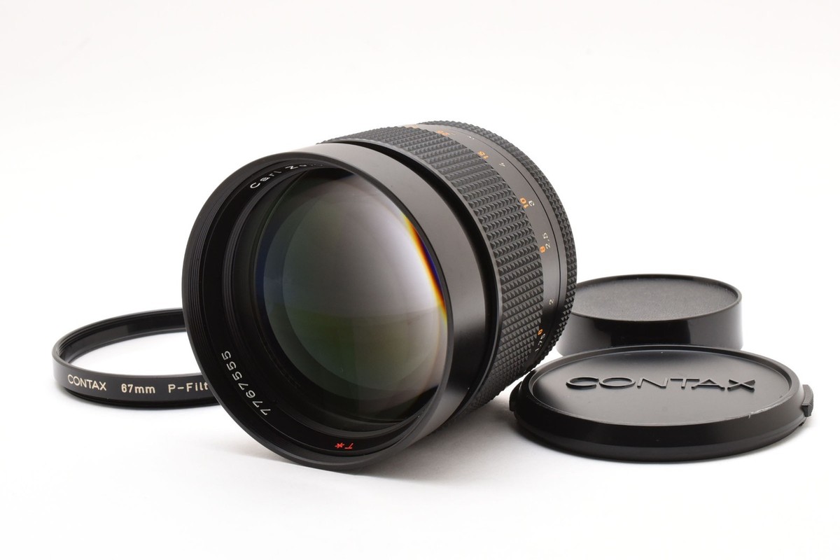 Exc+5* CONTAX Carl Zeiss Planar T* f/1.4 85mm MMJ MF Lens