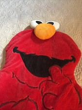 Sesame Street faux fur Elmo cozy soft snuggle tail sleeping bag 58 inches