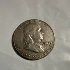 1962 Franklin Half Dollar 50C Circulated Liberty Bell US Coin