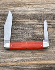GEC TIDIOUTE ** 981226 EMBER ORANGE MICARTA TEXAS STOGIE KNIFE KNIVES — photo 5
