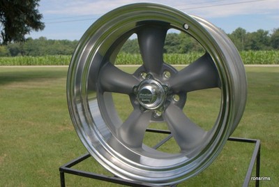 1)15x7 AMERICAN RACING VN215  GM TRUCK 5 ON 5 BP TORQ THRUST NEW grey centers 