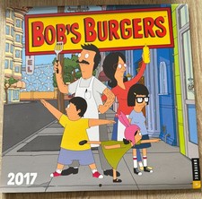 BOB'S BURGERS OFFICIAL 2017 CALENDAR RARE!