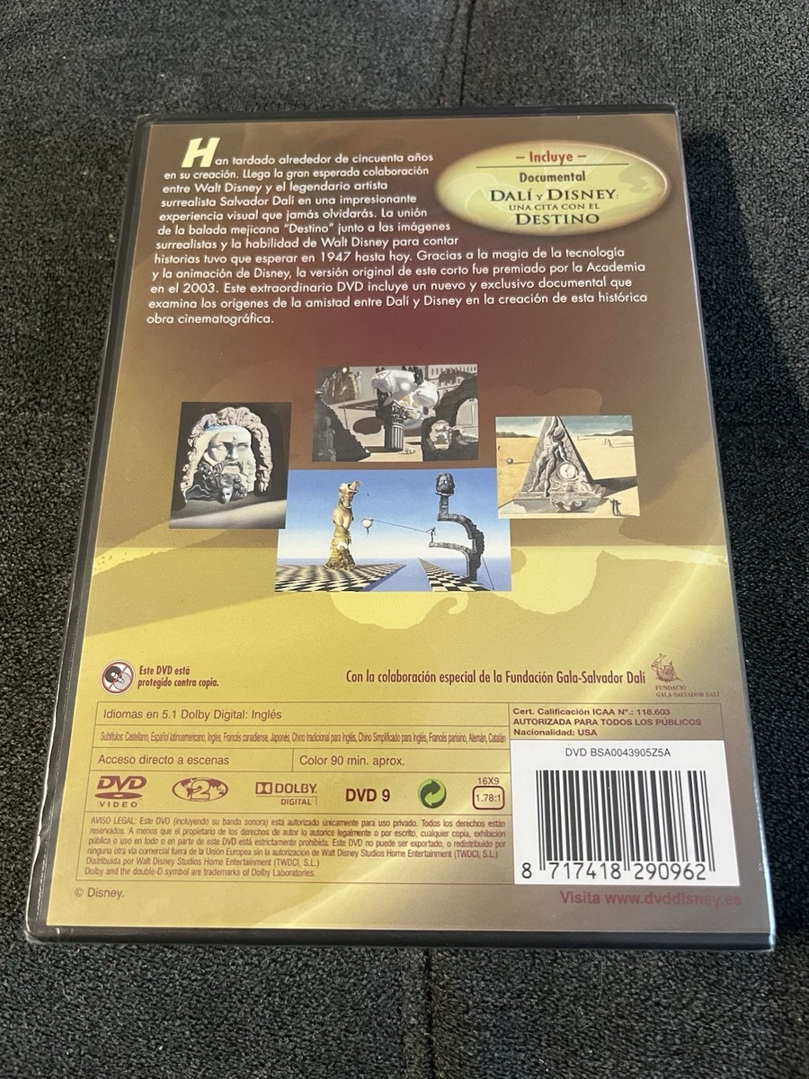 Buy Destino Walt Disney & Salvador Dali DVD Spanish Region 2 RARE