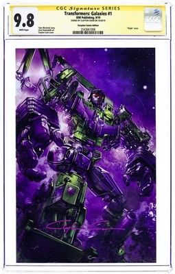 Transformers Galaxies #1 Crain Scorpion Virgin Variant CGC 9.8 SS Crain 2019