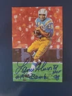 LANCE ALWORTH SIGNED "GOAL LINE ART" CARD